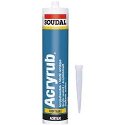 SOUDAL SİLİKONİZE AKRİLİK MASTİK 500 GR GRİ